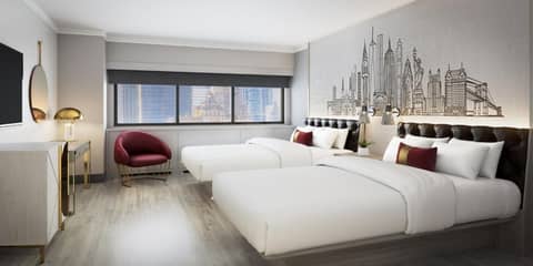 The Manhattan at Times Square Hotel — hotel room