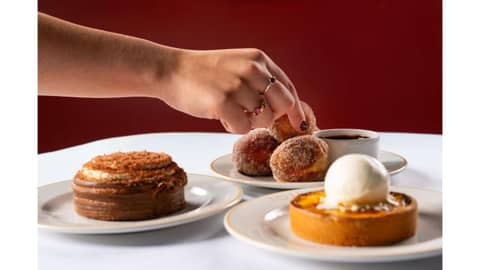 art'otel London Battersea Power Station — breakfast buffet