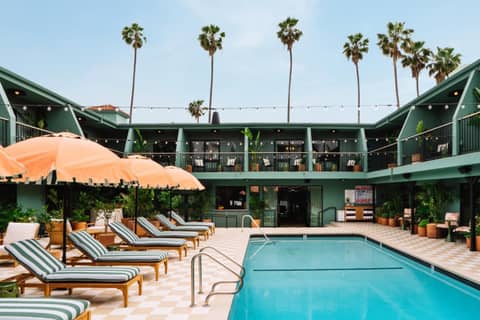 Palihotel Hollywood near Universal Studios — recepcion & lobby