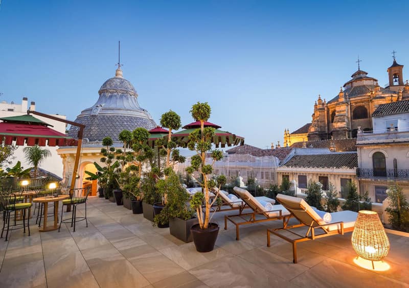 Palacio Gran Vía, a Royal Hideaway Hotel — roof