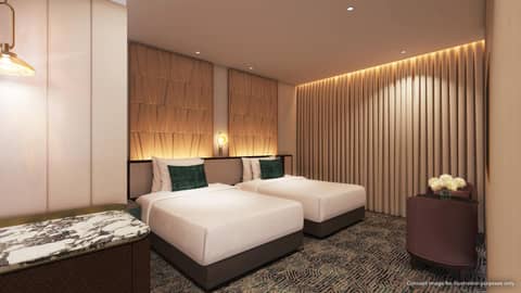 The Star Grand Brisbane — hotel room
