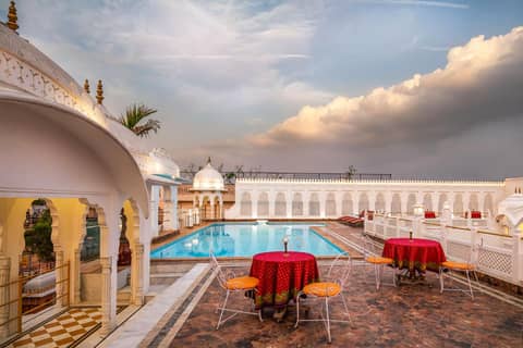 Rajasthan Palace - A Heritage Boutique Hotel in Jaipur — recepcion & lobby