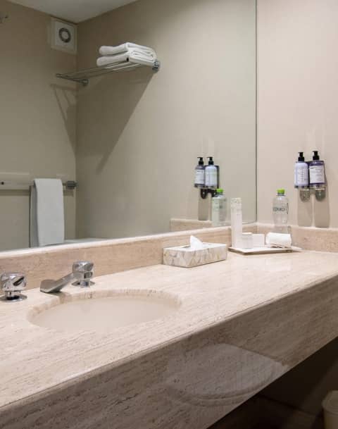 Hotel Plaza Génova Centro — bathroom