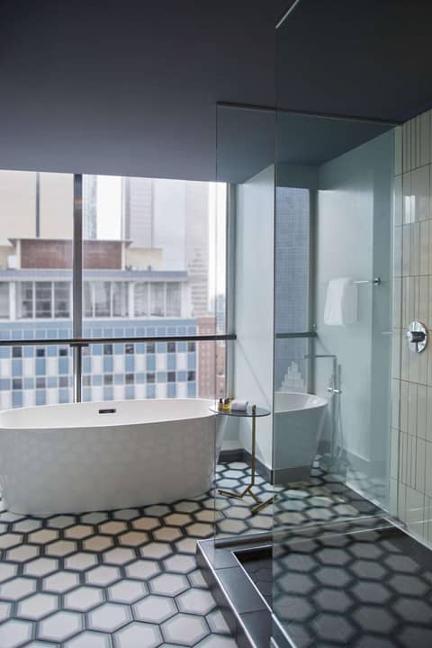 Thompson Dallas, by Hyatt — bathroom