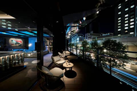 The Royal Park Canvas Ginza Corridor — balance & terrace