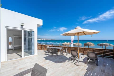 Raffaello Beach Faliraki — balance & terrace