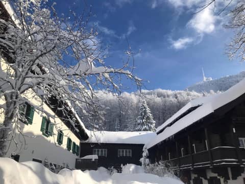 Romantik Hotel Die Gersberg Alm mit Panoramablick auf Salzburg und Outdoor Pool ab Mai — photo 5