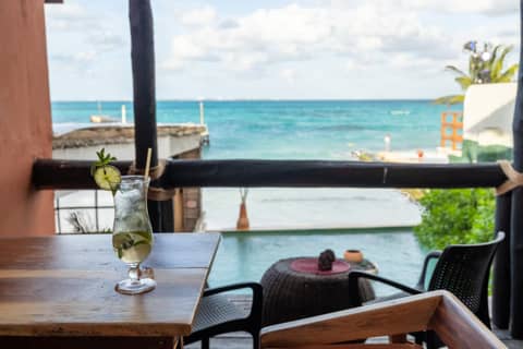 La Palma Beachfront Hotel Boutique — balance & terrace
