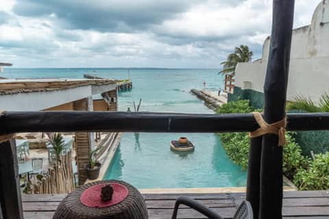 La Palma Beachfront Hotel Boutique — balance & terrace