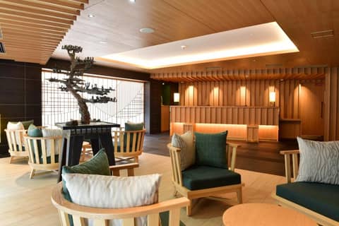 SH by the square hotel Kyoto Kiyamachi — hotel reception