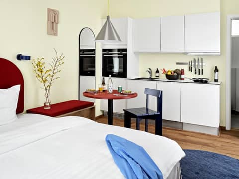BRIK Apartment Hotel — kitchen