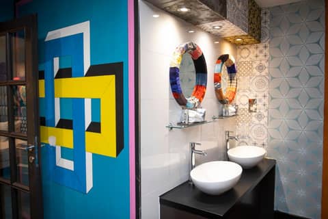 The Exhibitionist Hotel — hotel reception