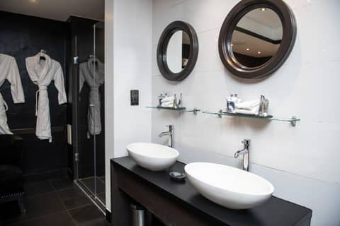 The Exhibitionist Hotel — bathroom