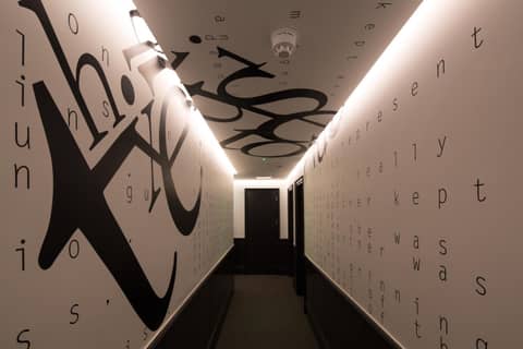 The Exhibitionist Hotel — hotel reception