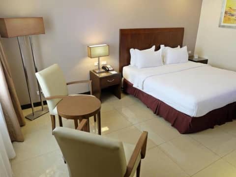 Mandarin Plaza Hotel — hotel room