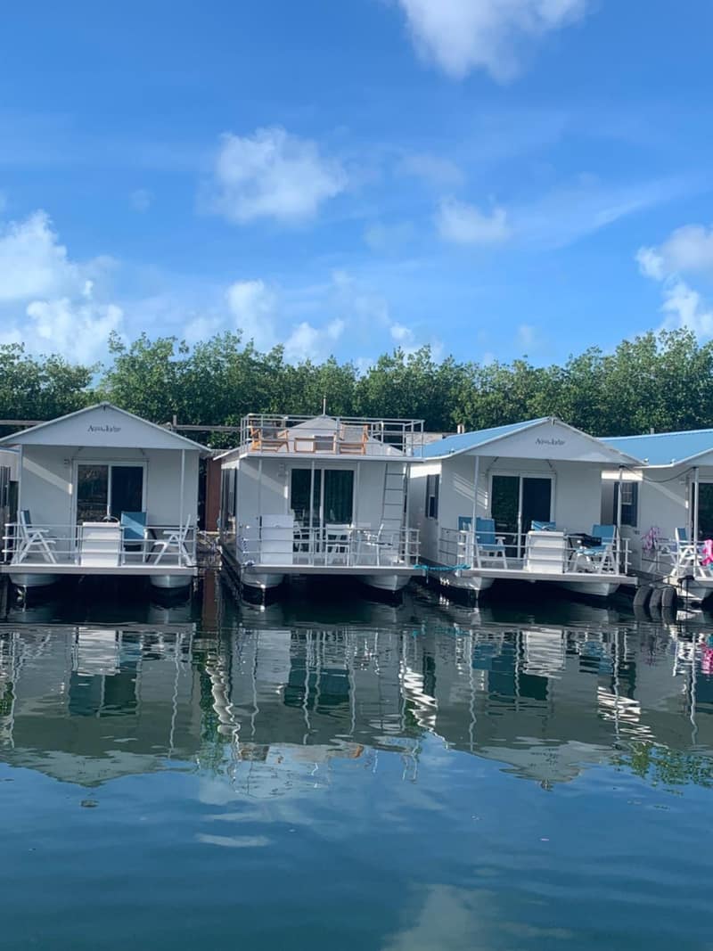 Aqua Lodges At Hurricane Hole Marina — building