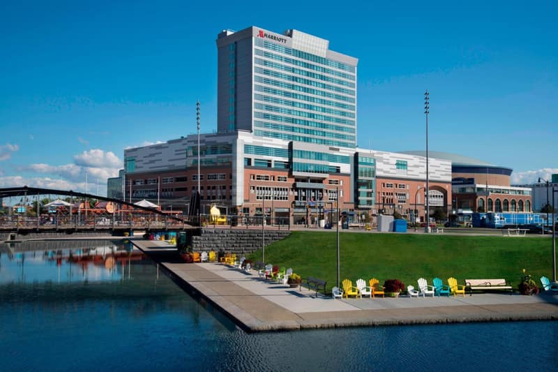 Buffalo Marriott at LECOM HARBORCENTER — building