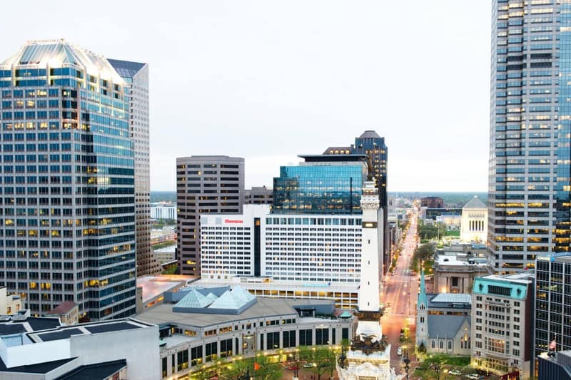 Sheraton Indianapolis City Centre Hotel — building