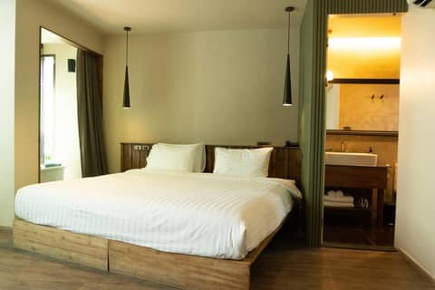 Tints of Blue Hotel — hotel room