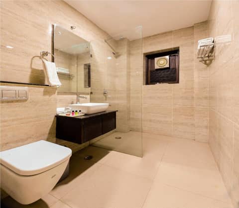 Hotel Ashish Palace — bathroom