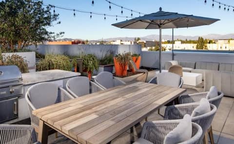 Modern Apartment Rentals — roof