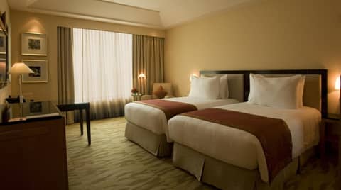 The Grand New Delhi — hotel room