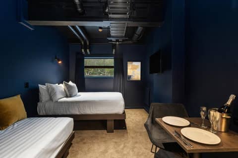 Abstract Hotel — hotel room