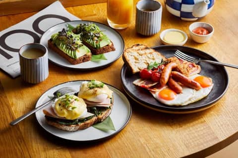 One Hundred Shoreditch — breakfast buffet