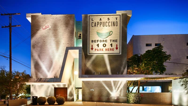 The Hollywood Franklin Hotel near Universal Studios — building
