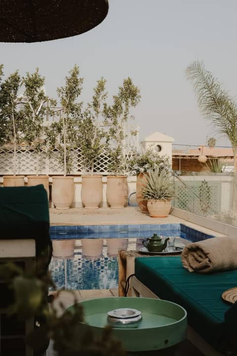 Riad Dar Blanche & Spa — recepcion & lobby