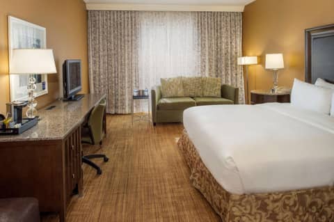 Hilton St. Louis Airport — hotel room