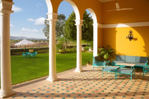 Ramgarh Lodge, Jaipur – IHCL SeleQtions — balance & terrace