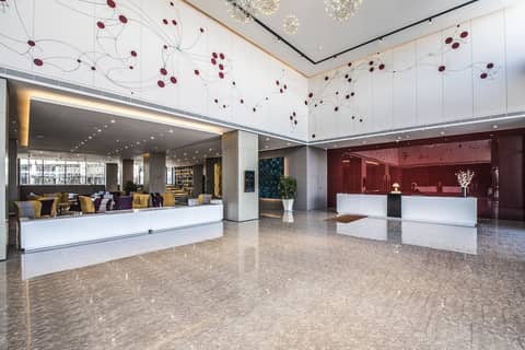 Q-Box Hotel Shanghai Sanjiagang — recepcion & lobby