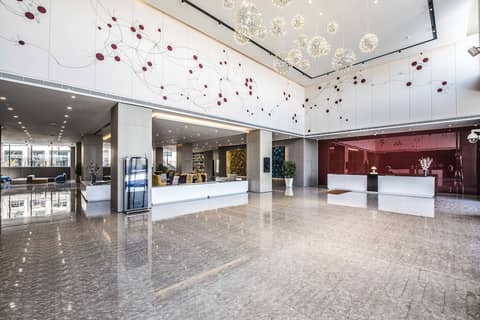 Q-Box Hotel Shanghai Sanjiagang — recepcion & lobby
