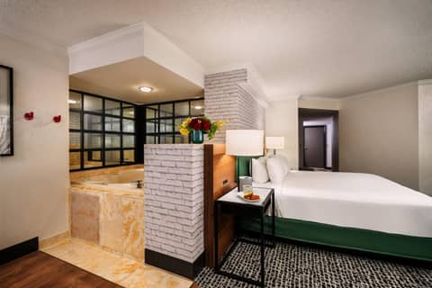 New York-New York — hotel room