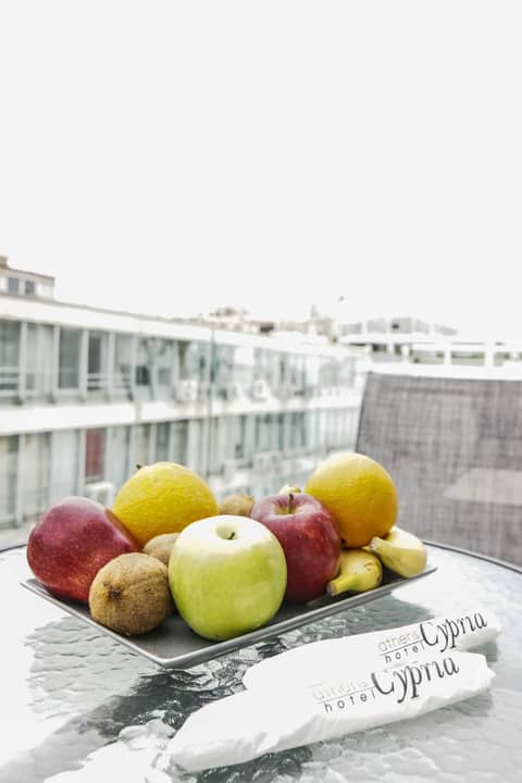 Athens Cypria Hotel — balance & terrace