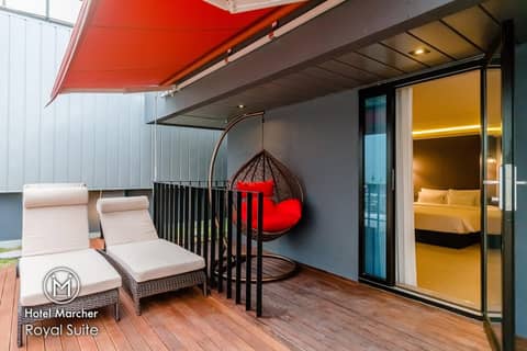 Hotel Marcher — balance & terrace