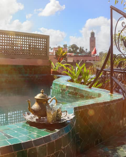 Riad Persephone — recepcion & lobby