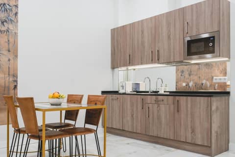 Apartamentos Abreu Suites — kitchen