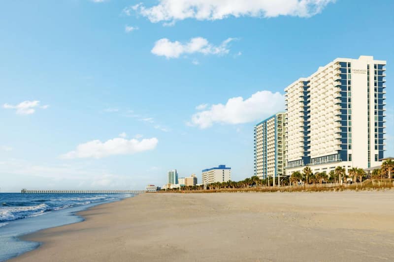 Homewood Suites by Hilton Myrtle Beach Oceanfront — building