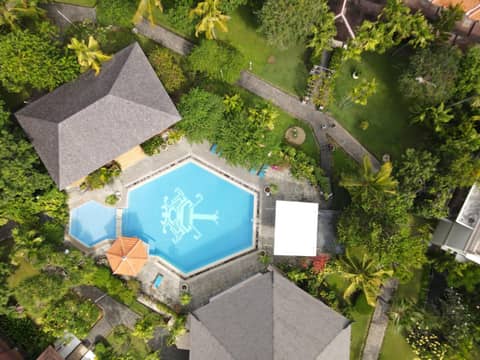 Palm Beach Hotel Bali — recepcion & lobby