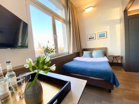 OBERDECK Studio Apartments - Adults only — bedroom