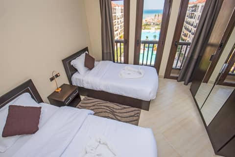 Premium sea view 2 bedrooms 2 bathrooms apartment located within Gravity Hotel & Aquapark Hurghada — photo 5