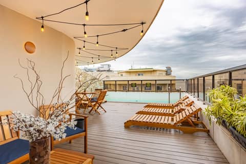 B&B HOTEL Rio Copacabana Forte — balance & terrace