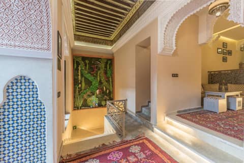 Riad Les Oliviers & Spa — recepcion & lobby