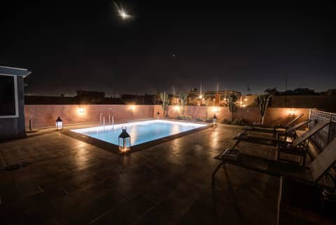 Riad Les Oliviers & Spa — recepcion & lobby