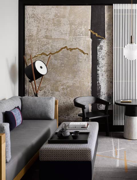 Aethos Hotel London Shoreditch — living room