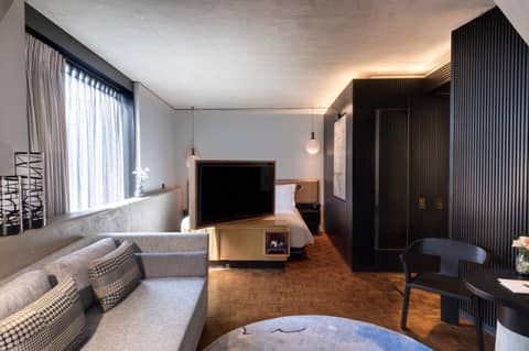 Aethos Hotel London Shoreditch — living room