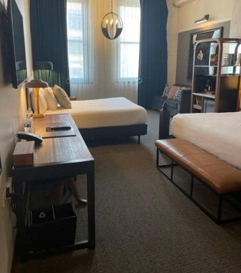 The Last Hotel — hotel room