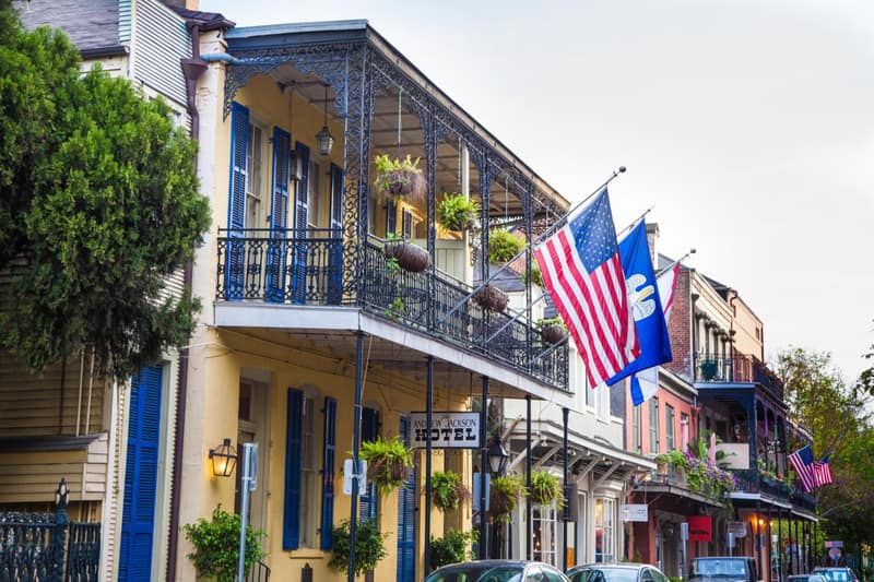 Andrew Jackson Hotel French Quarter — hotel building